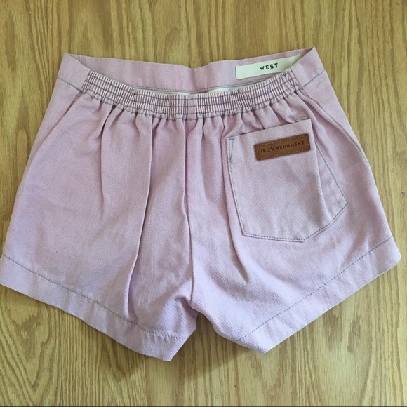 18th Amendment Pants - 18th amendment Pink Cuffed Shorts Size Small